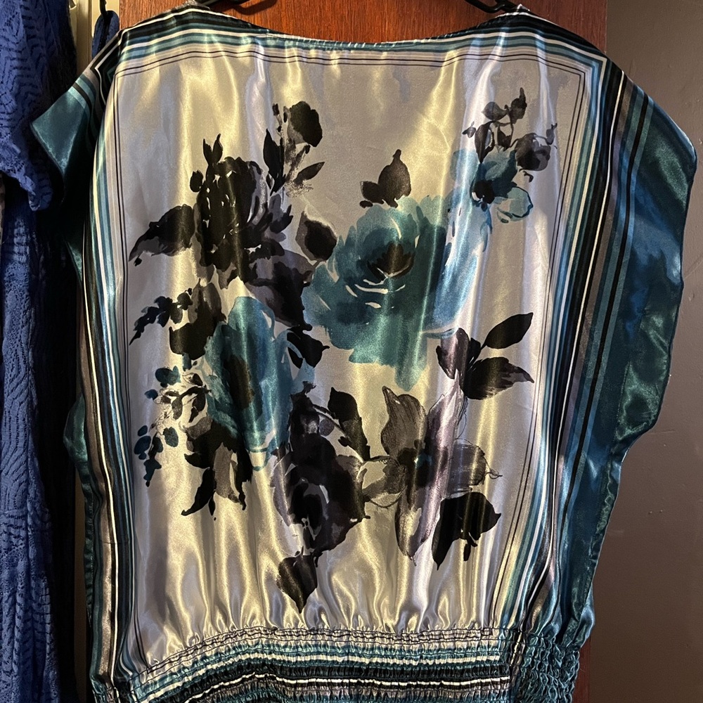 Maurice’s satin floral top